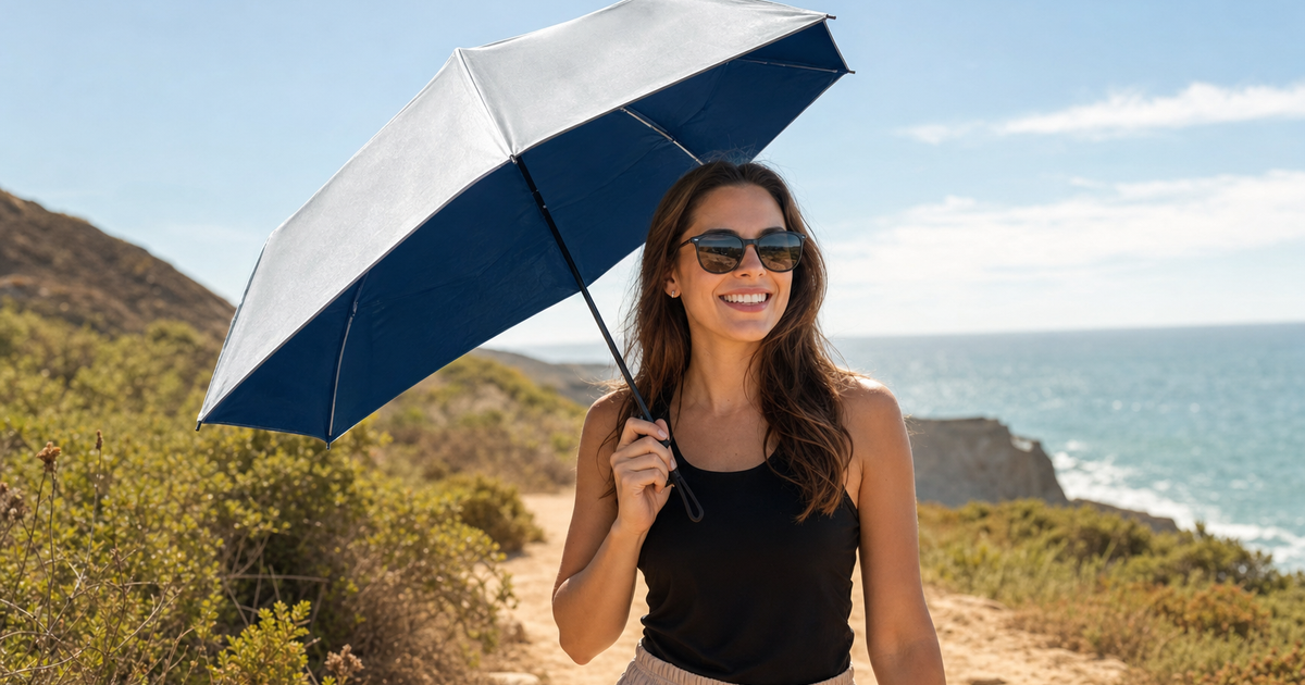SolarTek Umbrella: 15F Cooler With Reflective Cooling Technology