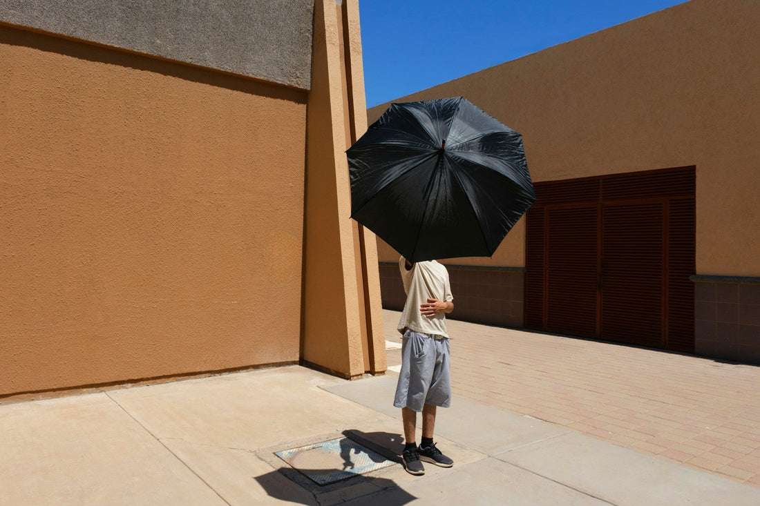 umbrella for a hot weather