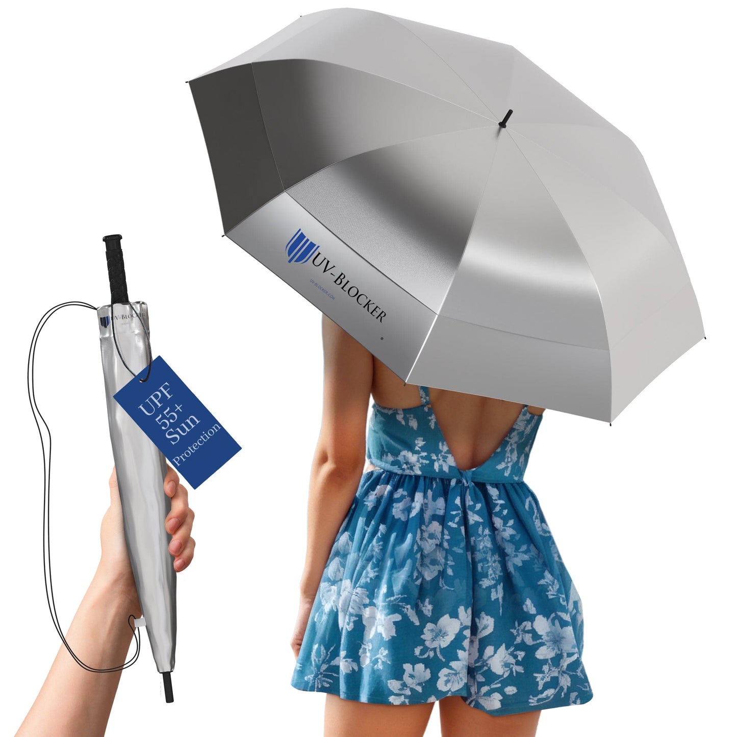 UV-Blocker 62 Inch Golf Sun Umbrella