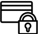 Secure credit card icon