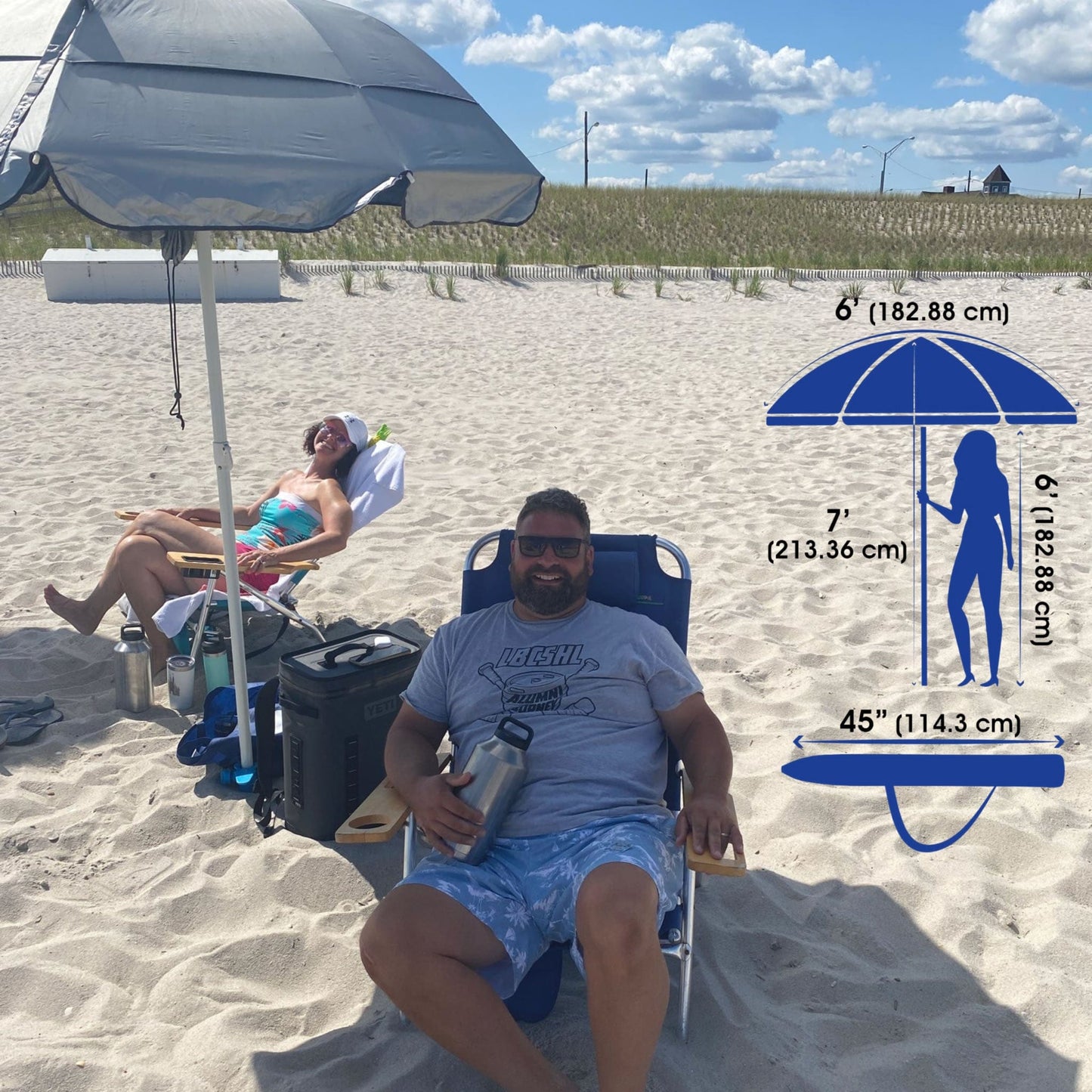 UV Protection Personal Beach Umbrella