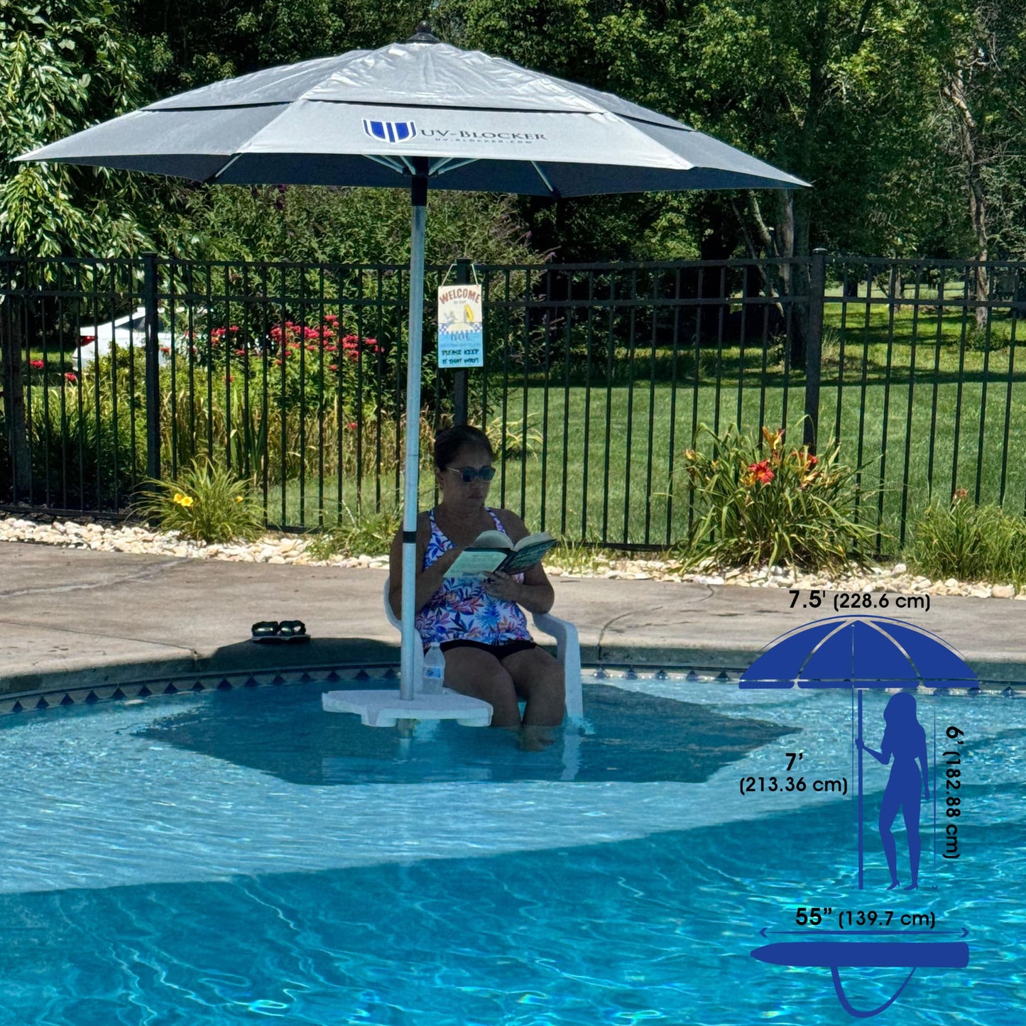 UV Protection Large Beach Umbrella