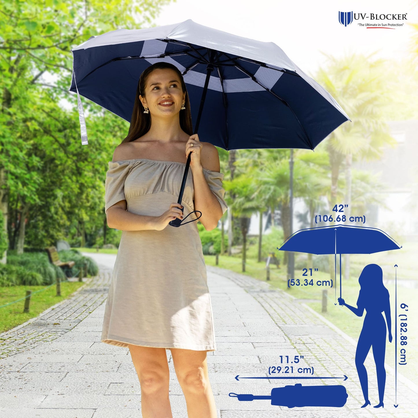 Small auto open sun umbrella