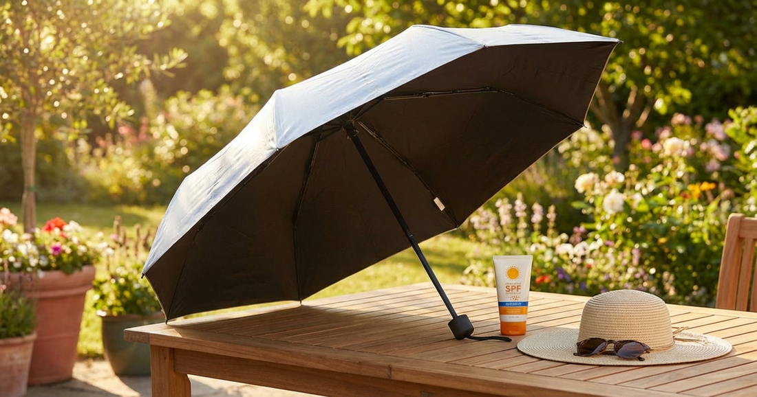 Melasma physical shade protection