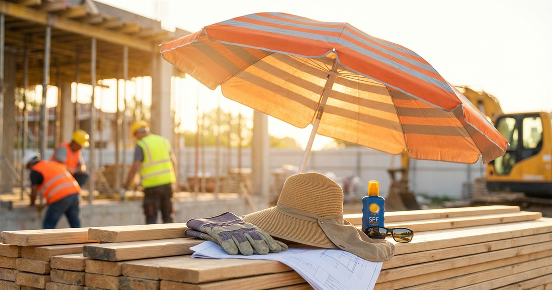 Sun protection for outdoor workers