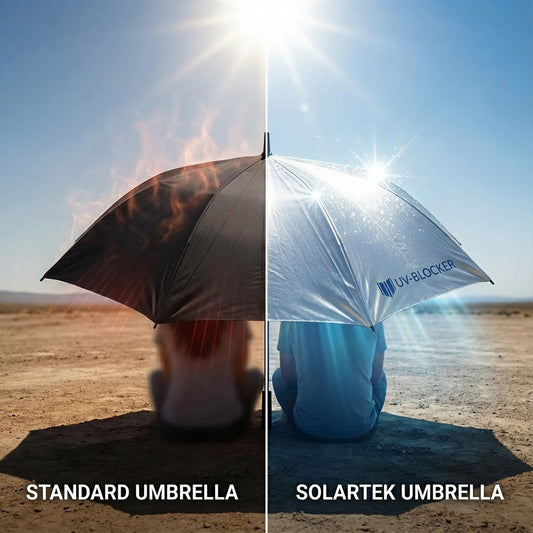 Black vs. Silver: The Hidden Physics That Make One Umbrella 15°F Cooler