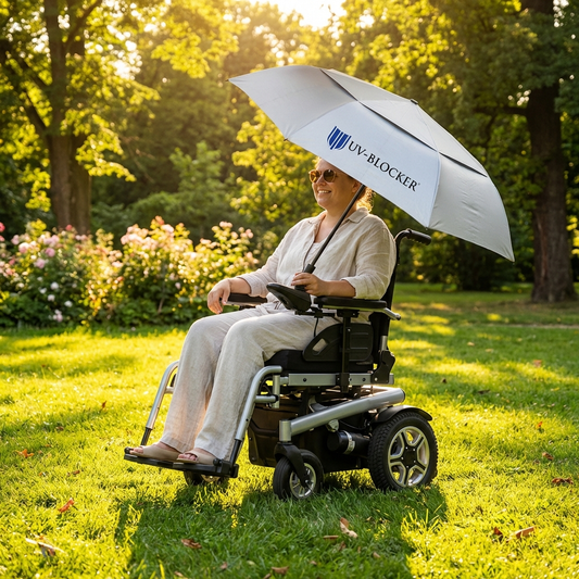 Wheelchair Umbrella Guide 2026: UV Protection for Every Mobility Device