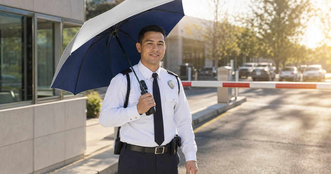 Sun Protection for Security Guards: How to Stay Safe at Fixed Posts