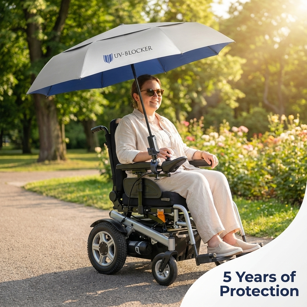 Wheelchair Umbrella: 7 Features for Safe Mobility Sun Protection