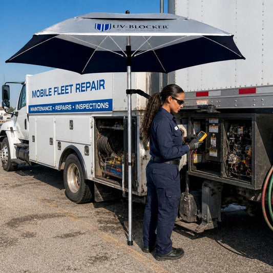 Sun Protection for Diesel Mechanics: Roadside and Fleet Repair Safety