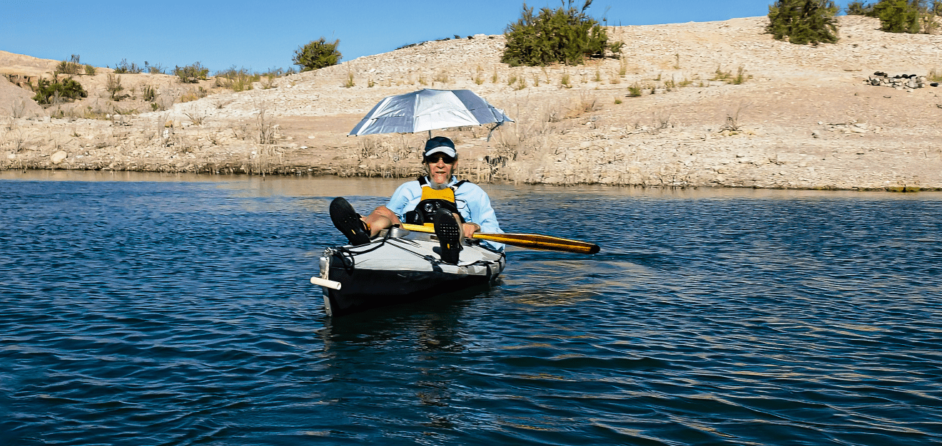 UV-Blocker Sun Umbrella let me enjoy the outdoors