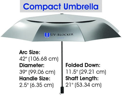 Compact 42 UV-Blocker Umbrella