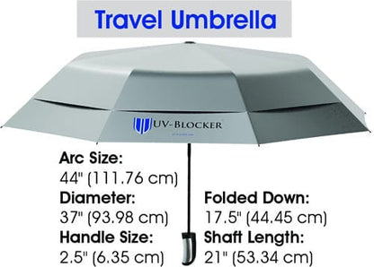 44 Travel Umbrella - UV-BLOCKER