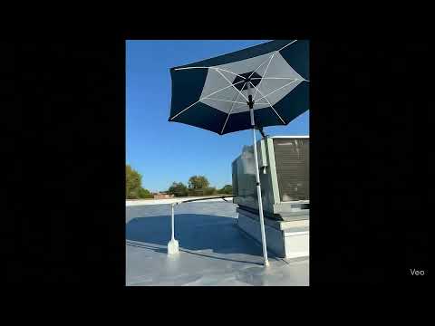 UV-Blocker ServiceShield — Hands-Free Shade System for HVAC Rooftop Work