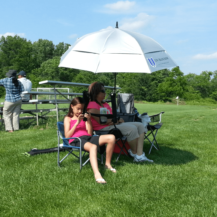 Umbrella Holder for Stroller, Chair or Wheelchair - UV-Blocker