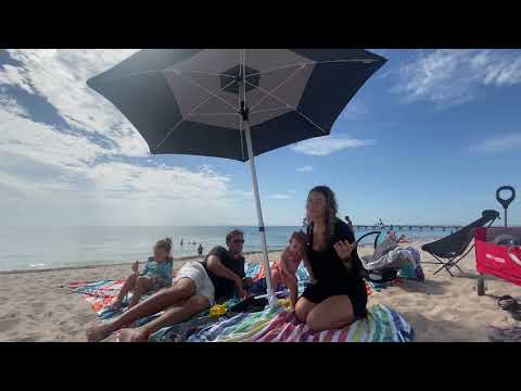 UV-Blocker Large 7.5 Foot Beach Sun Umbrella