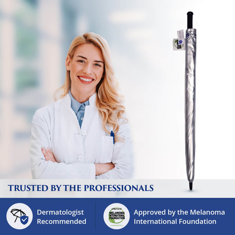 UV-Blocker Golf Sun Umbrella Dermatologist Recommended