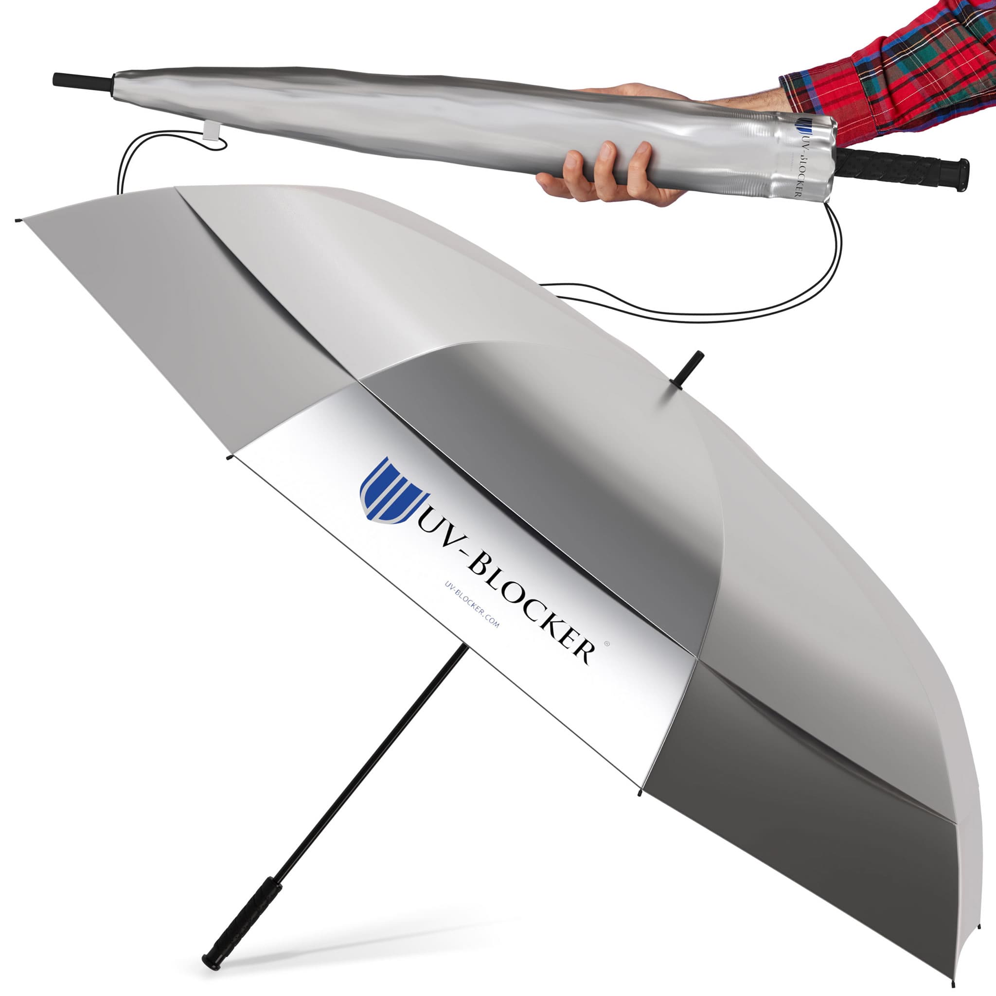 68 Inch Golf UV Umbrella