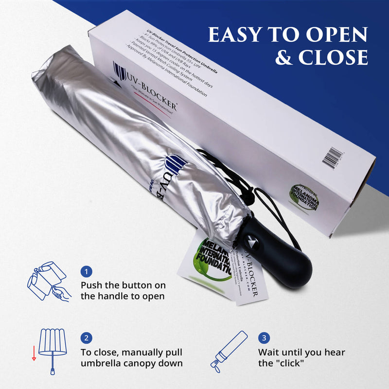 UV-Blocker Travel Sun Umbrella Easy to Open and Close